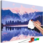 Painting by numbers adults Matheson Lake