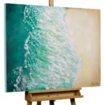 Handpainted Painting Summer in Ibiza