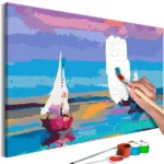 Painting by numbers adults Sea Landscape