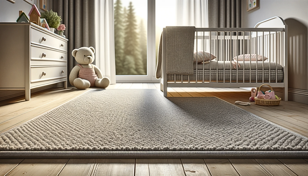 Hypoallergenic carpets in the nursery
