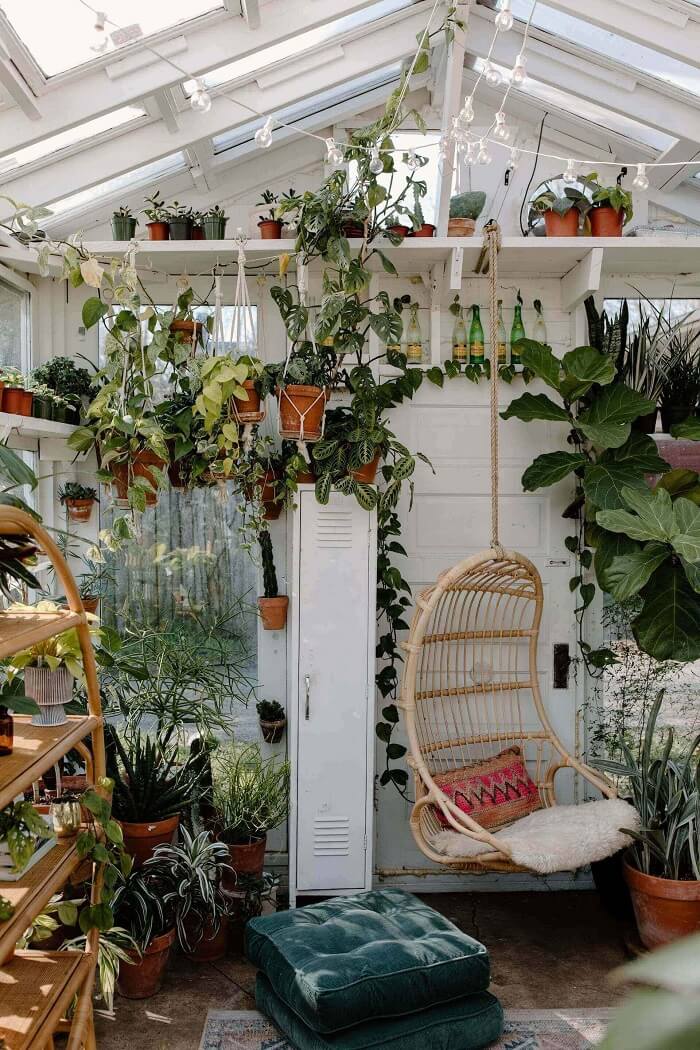 example of a cosy winter garden