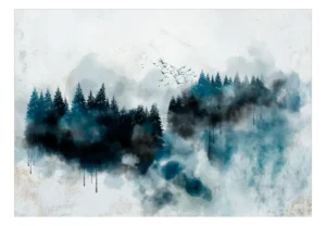 wandtapete-bemalte-berge