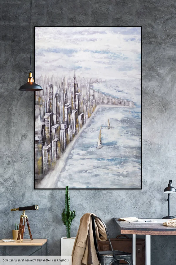 XXL Oil paintings 'Coastlined'