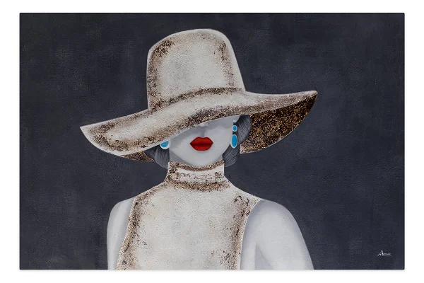 XXL Oil paintings 'La Madame'