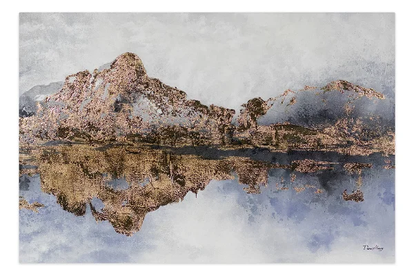 XXL Oil paintings 'Light of the Mountains'