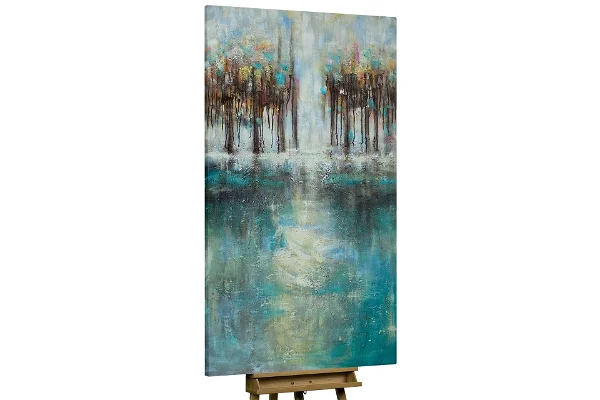 XXL Oil paintings 'Mysterious Shore'