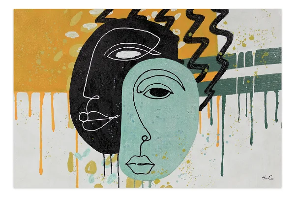 XXL Oil paintings 'Shared Moment'