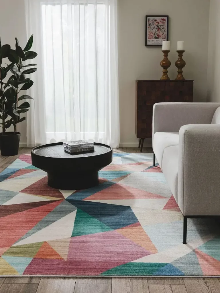 Design rug 'Mara Multicolour/Pink'