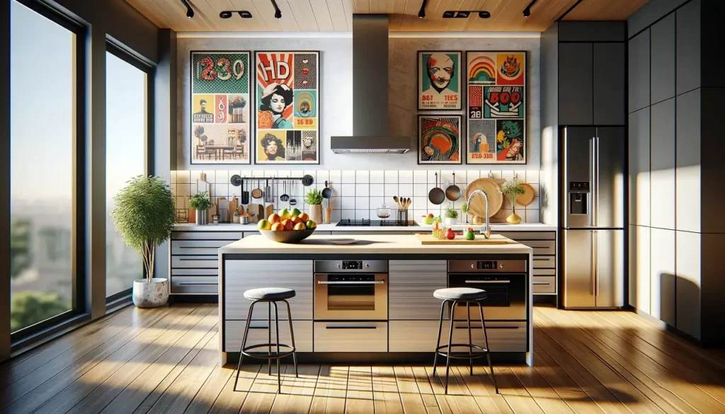pop art design kitchen