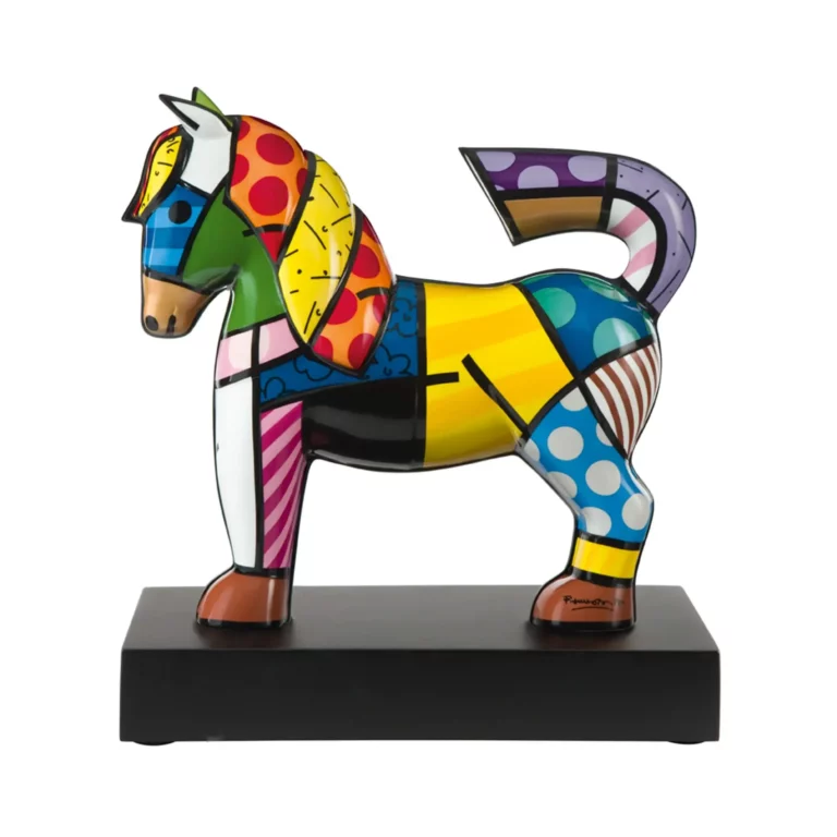 Porcelain figure 'Colourful Champion'