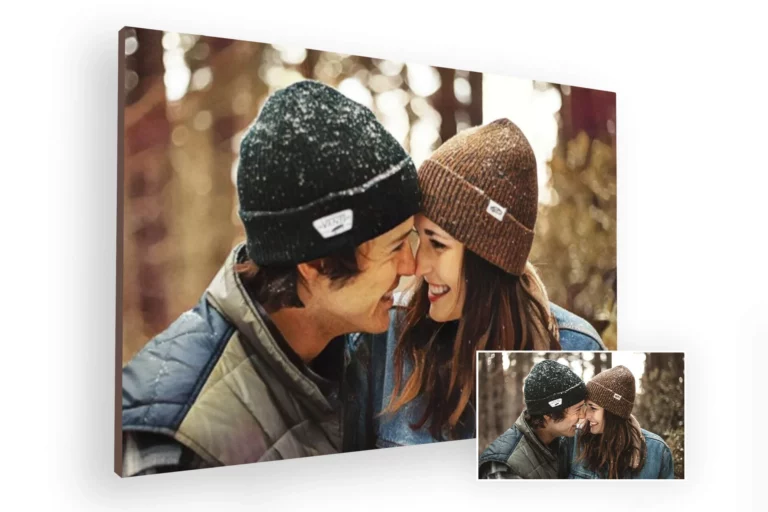 couple portrait photo painting