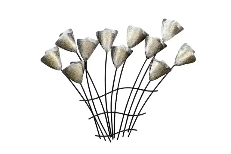 Metal wall art 'Delicate Forest Decoration'