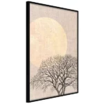 Poster 'Morning Full Moon'