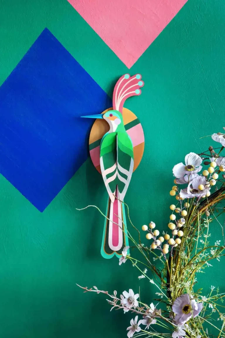 Wall deco 3d of cardboard 'Nias'